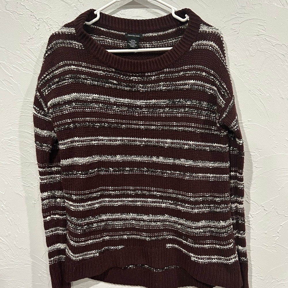 Calvin Klein knit pull over sweater